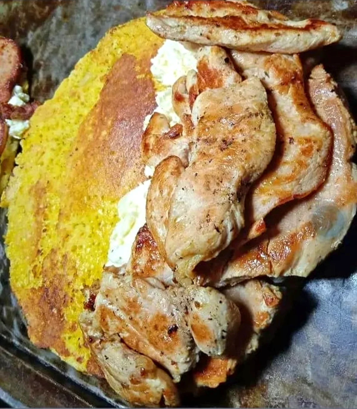 Cachapa con pernil