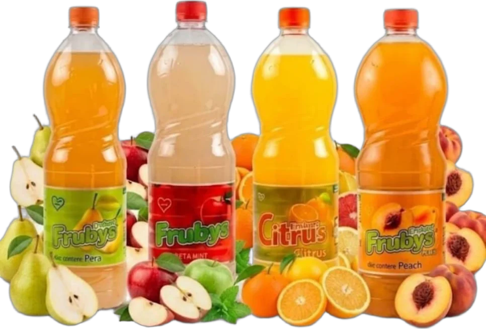 Botellas de Frubys y Citrus de Sol Amado