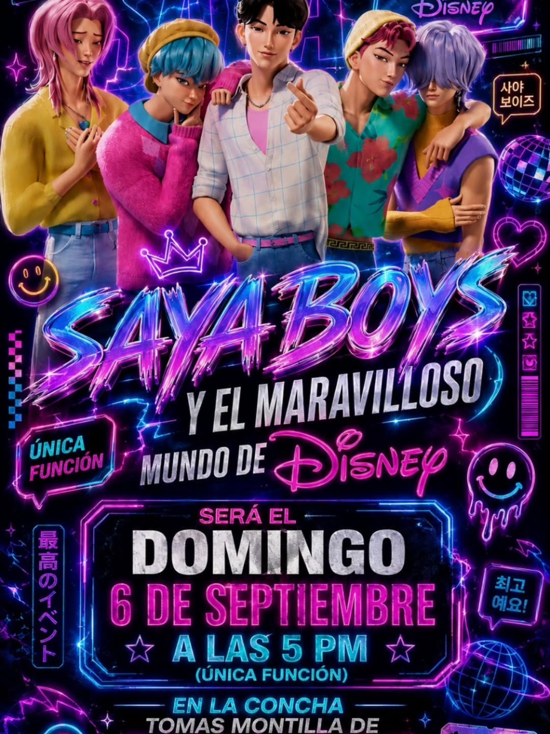 Saja Boys y el Maravilloso Mundo de Disney en Guanare