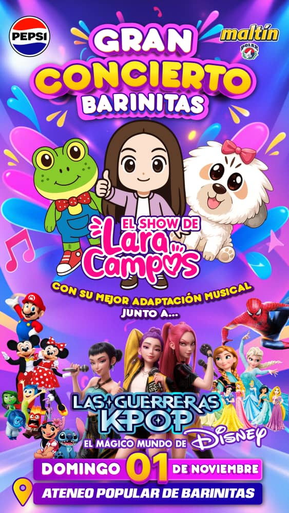 Show de Lara Campos en Barinitas